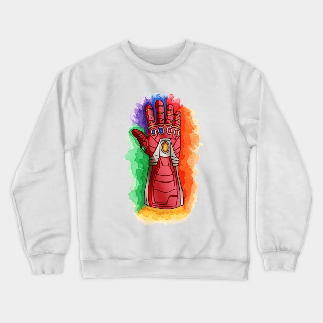 Magic Hero Gauntlet Crewneck Sweatshirt by Gwenpai